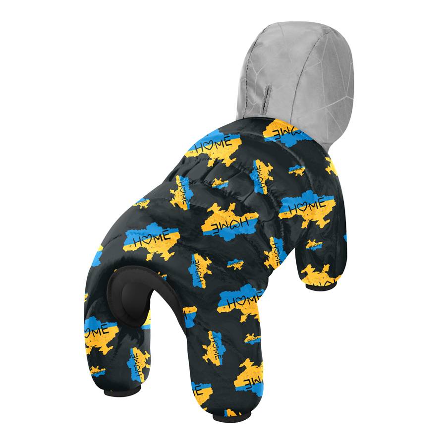 Комбінезон для собак WAUDOG Clothes малюнок "Дім", S40, В 58-61 см, С 33-38 см
