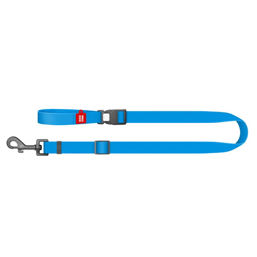 Петля-утримувач для грумінгу собак водостійка WAUDOG Waterproof, L, Ш 25 мм, Дов 70-116 см, А 20-110 см, блакитний