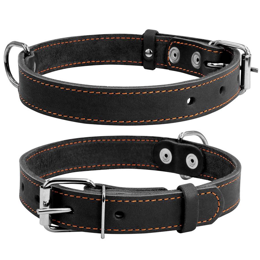 Нашийник "CoLLaR" одинарний (ширина 35мм, довжина 48-63см) чорний