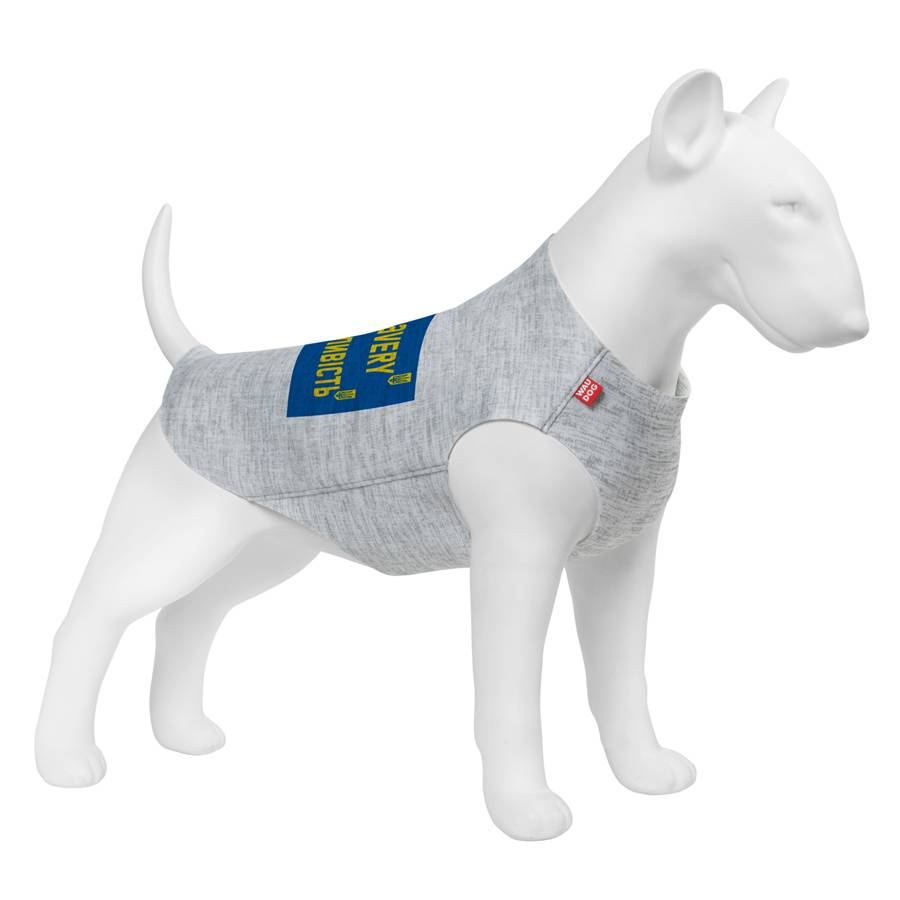 Майка для собак WAUDOG Clothes малюнок "Сміливість", S40, B 50-56 см, С 29-34 см