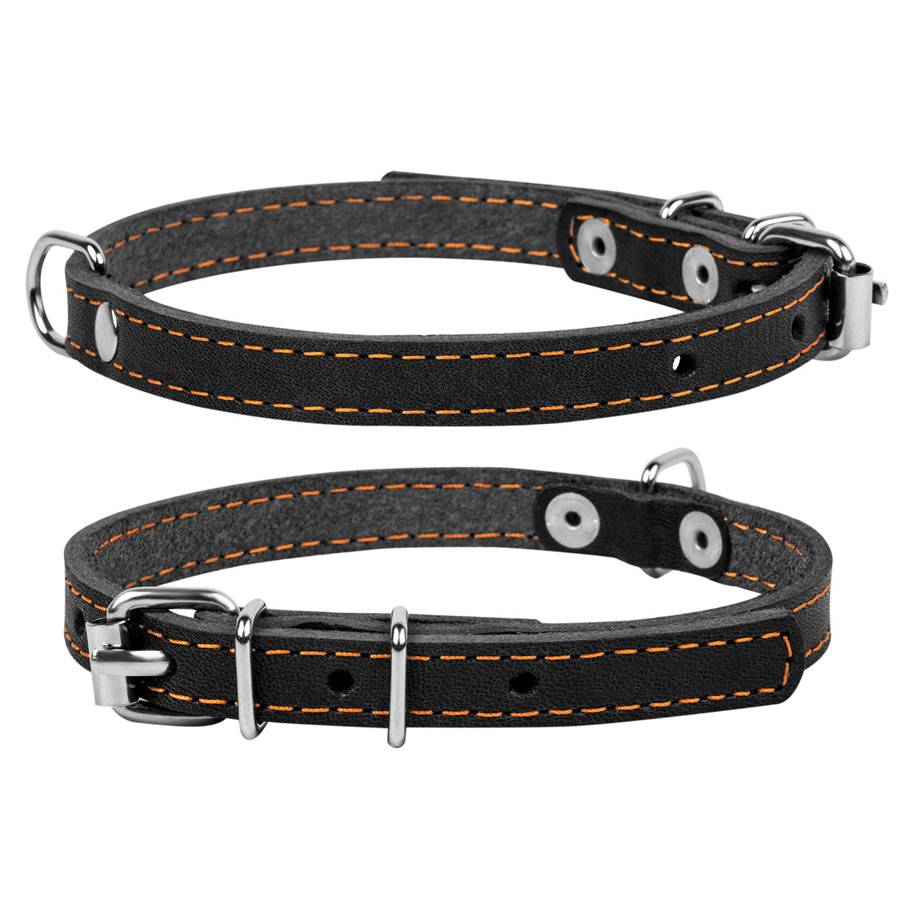 Нашийник "CoLLaR одинарний (ширина 10мм, довжина 22-30см) чорний