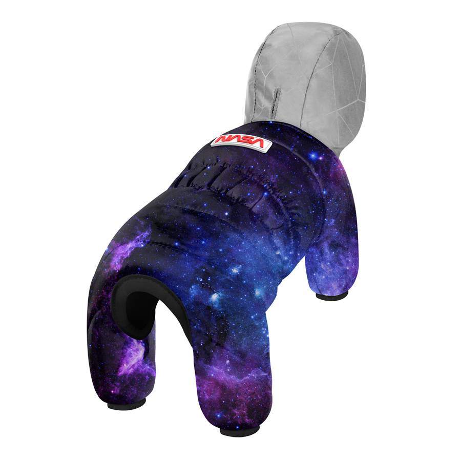 Комбінезон для собак WAUDOG Clothes малюнок "NASA21", XS25, В 36-38 см, С 24-26 см