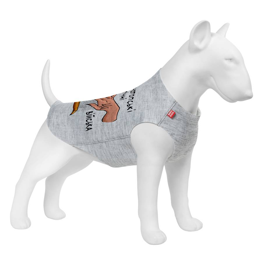 Майка для собак WAUDOG Clothes малюнок "Конотопські магічні війська", S30, B 54-60 см, С 33-38 см